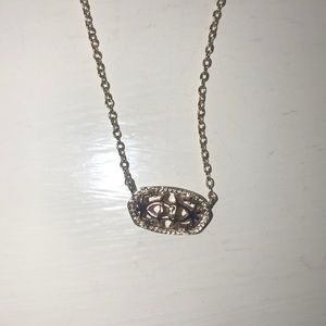 Kendra Scott Gold/Rose Gold Filigree Necklace